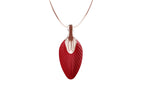 Cupid's Heart Vibrating Necklace - Red