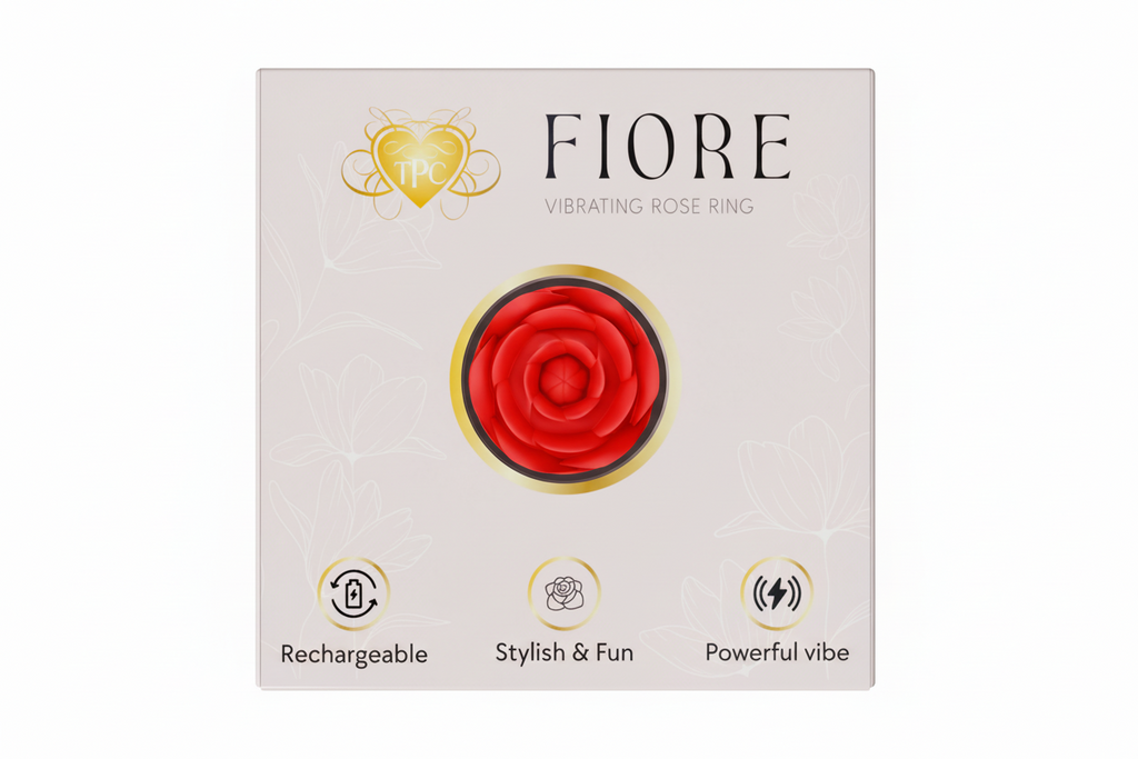 Fiore Rose Ring - Red