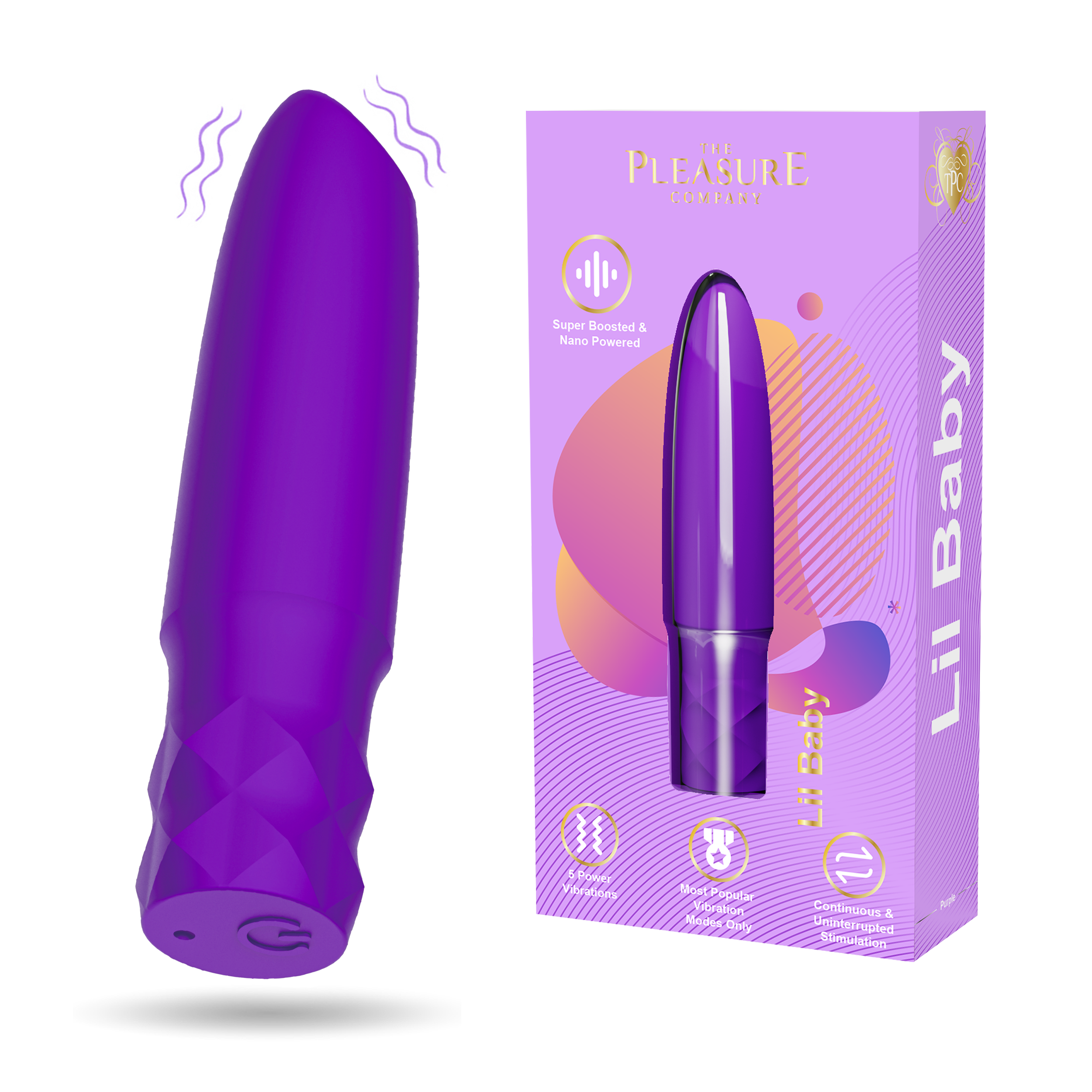 Lil Baby Bullet Vibe 5 Continuous Speeds - Purple