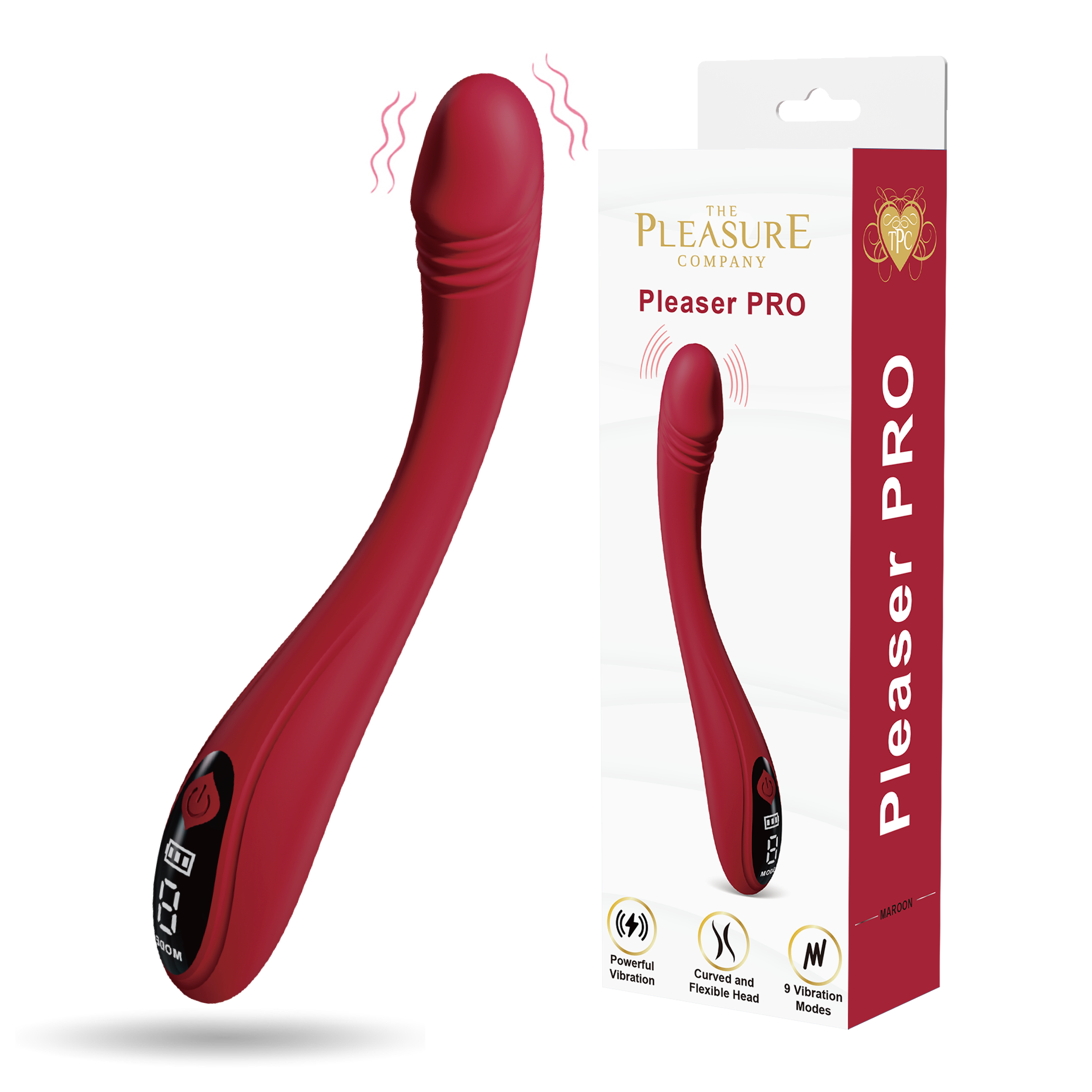 Pleaser Pro G Spot Curved Wand