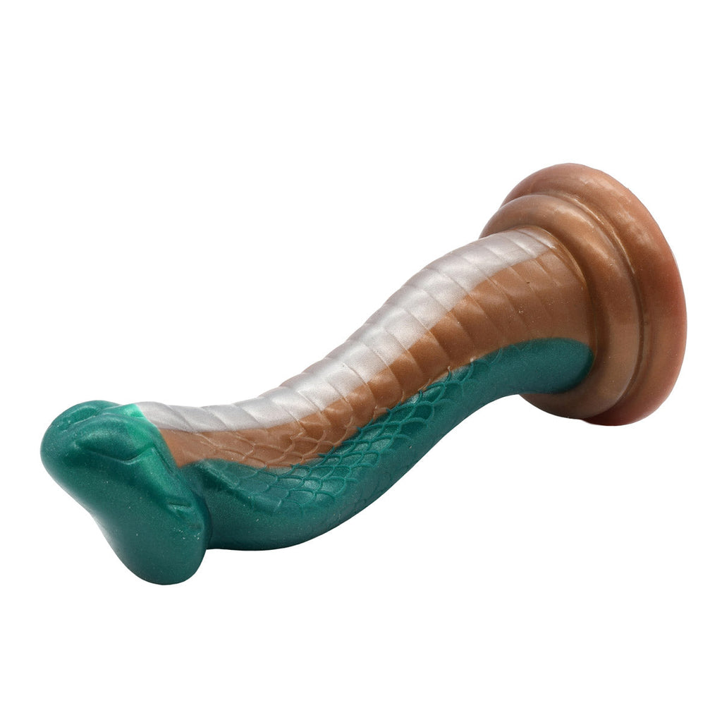 SavageMe Toys Kaiju Serpent Oro adult dildo featuring detailed serpent design and realistic texture for adult pleasure.