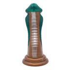 SavageMe Toys Kaiju Serpent Oro adult dildo with detailed serpent design, realistic texture, and vibrant color for adult pleasure.
