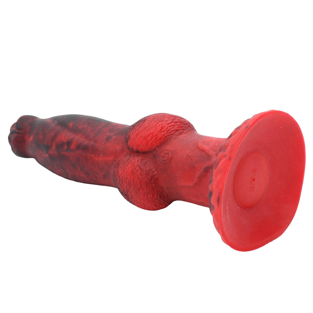 Vibrating dildo from SavageMe Toys' KAIJU Dogoran collection, featuring realistic design and textured surface for adult pleasure.