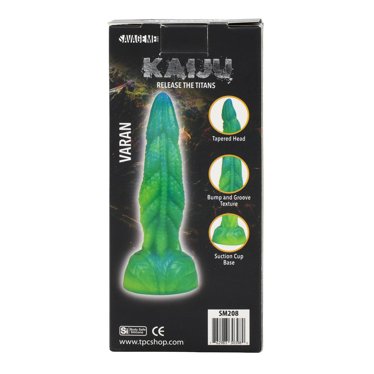 SavageMe Toys KAIJU Varan adult dildo with realistic details and smooth texture, designed for advanced pleasure.