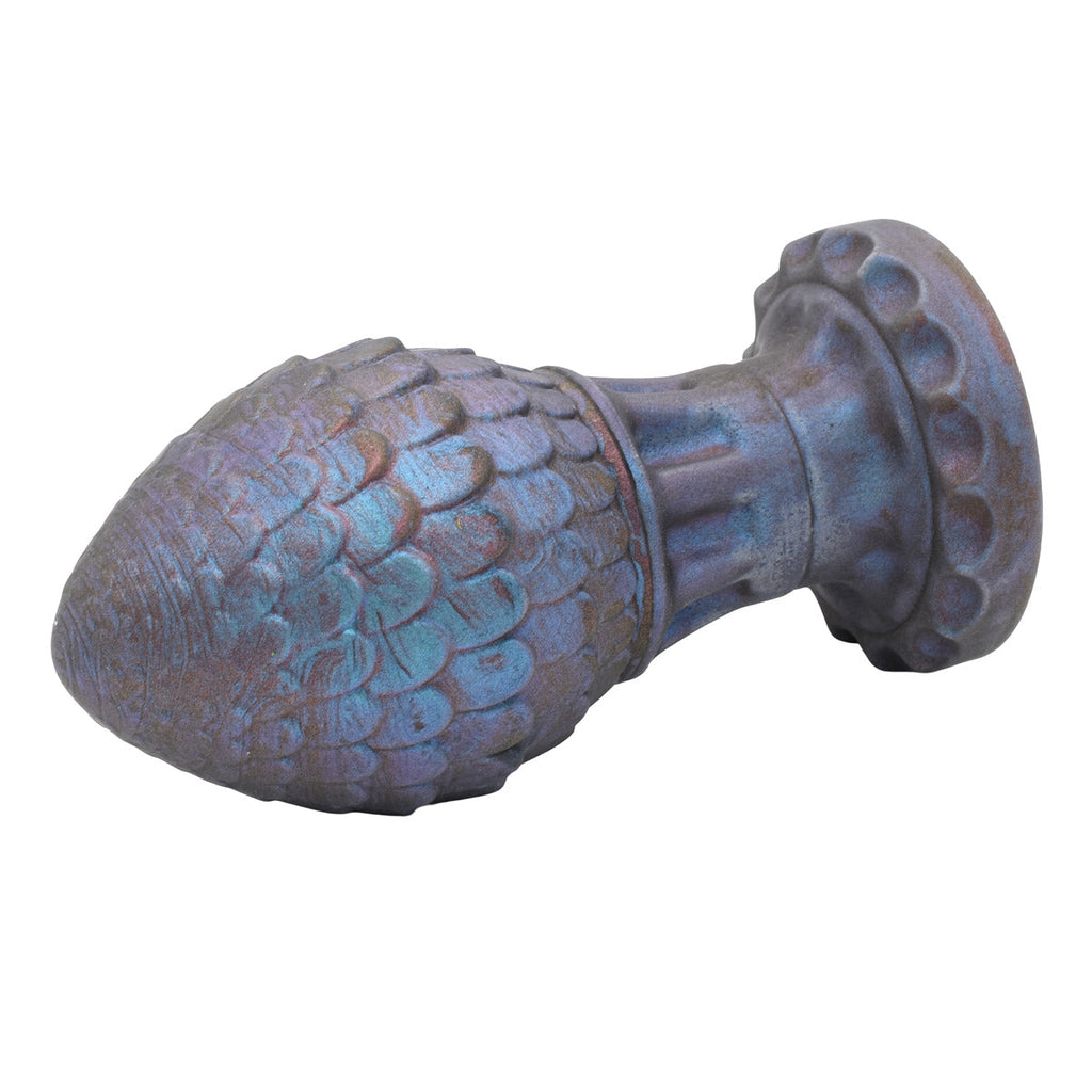 SavageMe Toys Kaiju Manda Egg butt plug for adult anal pleasure, smooth silicone design, discreet and comfortable for users.