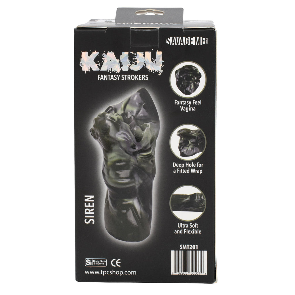 SavageMe Toys KAIJU Siren fantasy adult stroker with detailed textured interior and realistic design for adult pleasure.