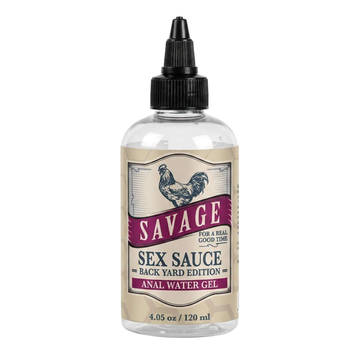Savage Sex Sauce - Backyard Edition Water Anal Gel (2oz/4oz/8oz)