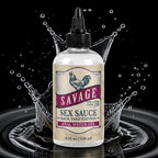 Savage Sex Sauce - Backyard Edition Water Anal Gel (2oz/4oz/8oz)