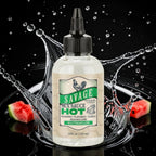 Savage Sex Sauce HOT- Warming. Flavored. Edible Massage Lube - Watermelon(2oz/4oz/8oz)
