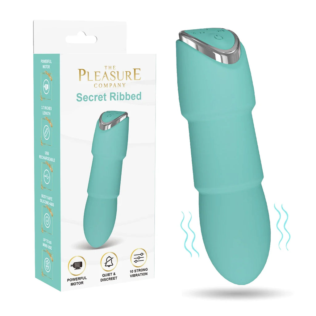 Secret Ribbed Bullet - Teal