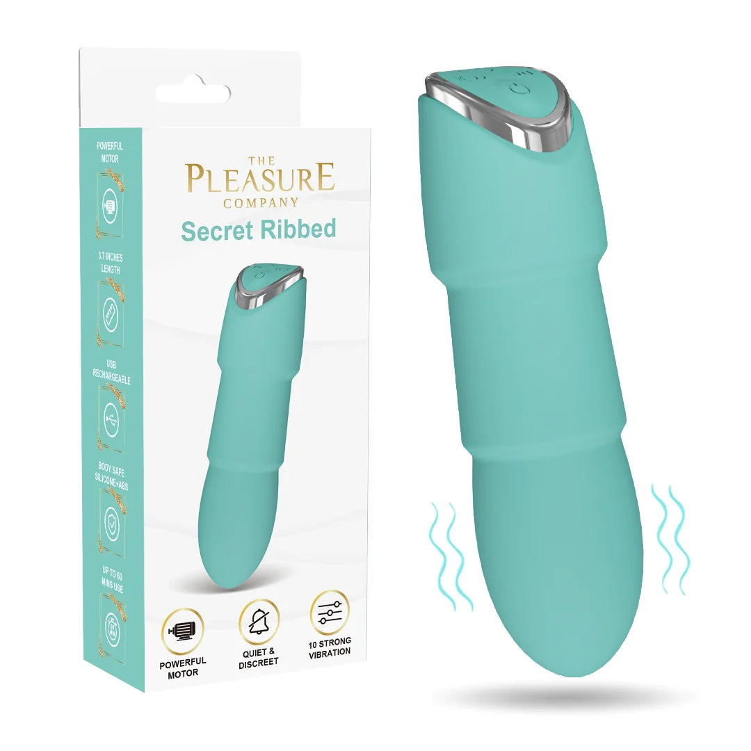 Secret Ribbed Bullet - Teal