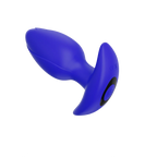 Sparkle Max Vibrating Butt Plug - Purple