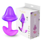 Sparkle Shroom 10-Speed Waterproof Vibrating Anal Plug – Purple