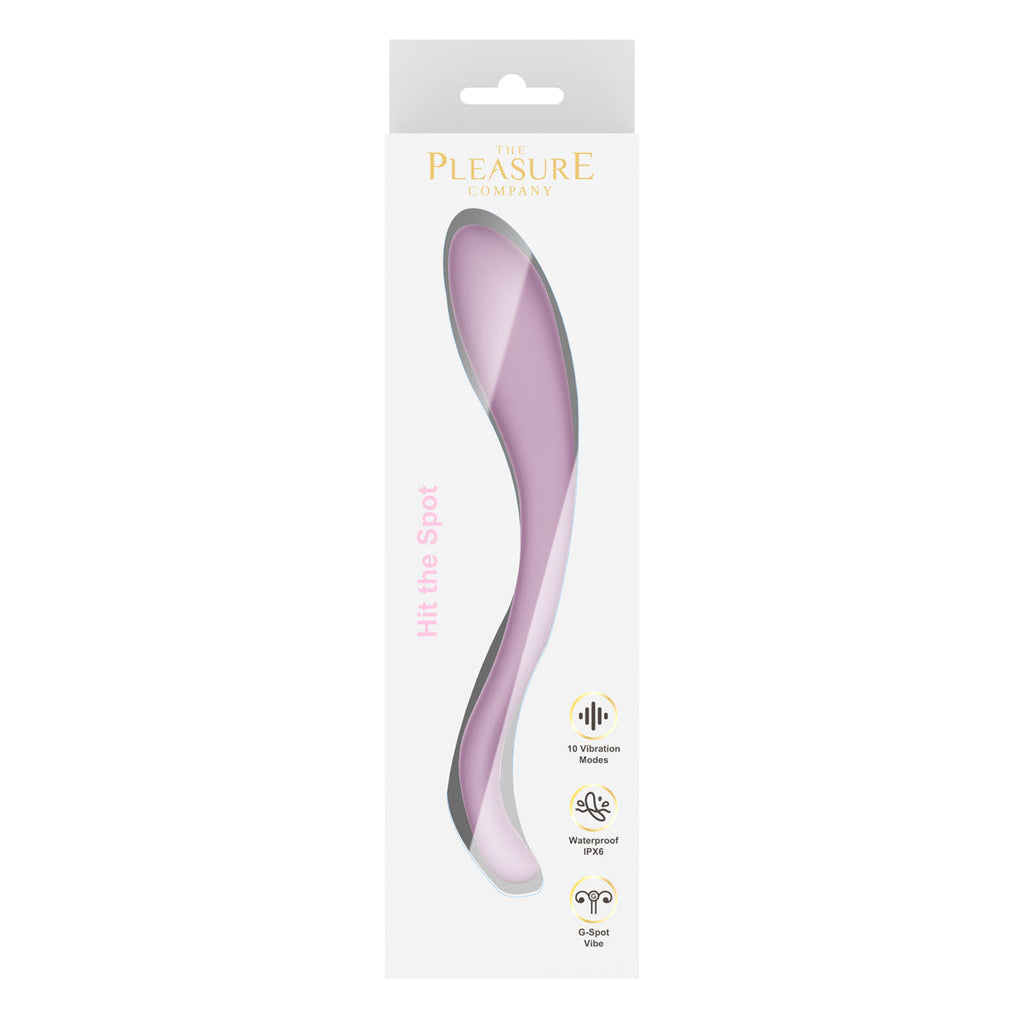 Hit the Spot 10-Speed Curved Clitoral Vibrator – Purple