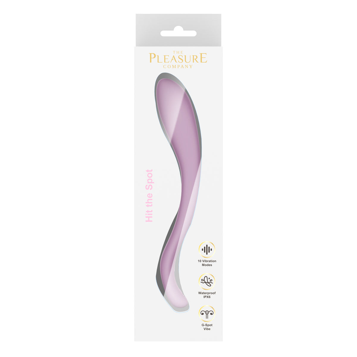 Hit the Spot 10-Speed Curved Clitoral Vibrator – Purple