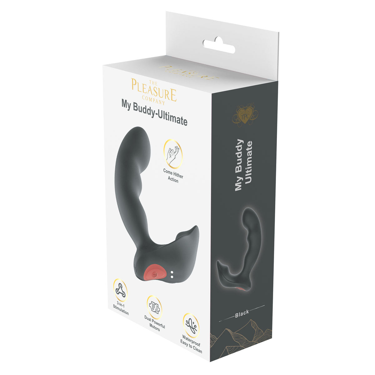 My Buddy - Ultimate Anal Plug Vibrator-Black