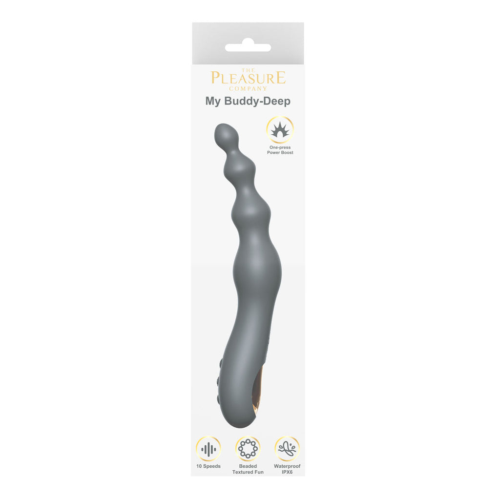 My Buddy - Deep Butt Plug Vibe-Black