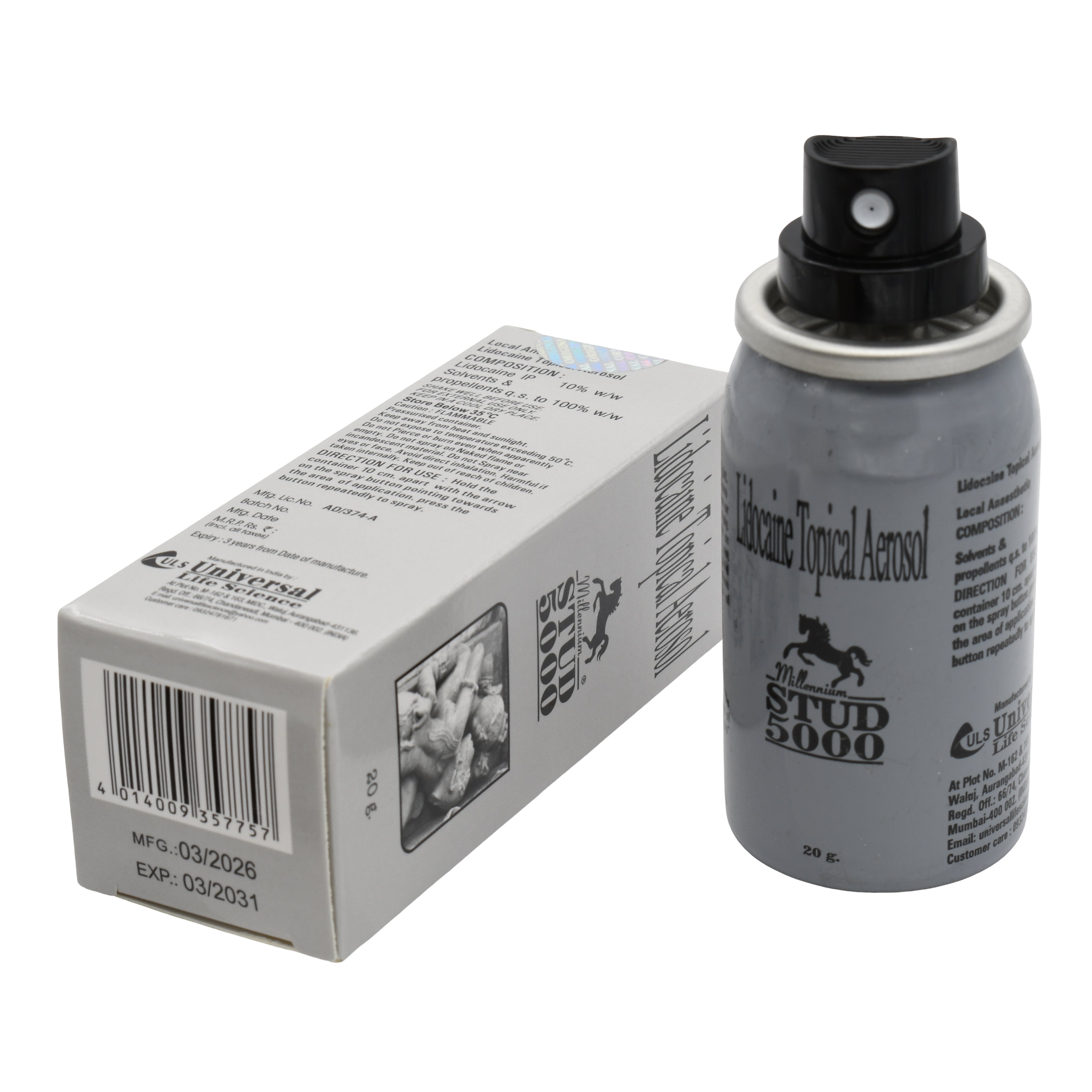 Stud5000 Numbing Spray 45ml/1.5 fl oz