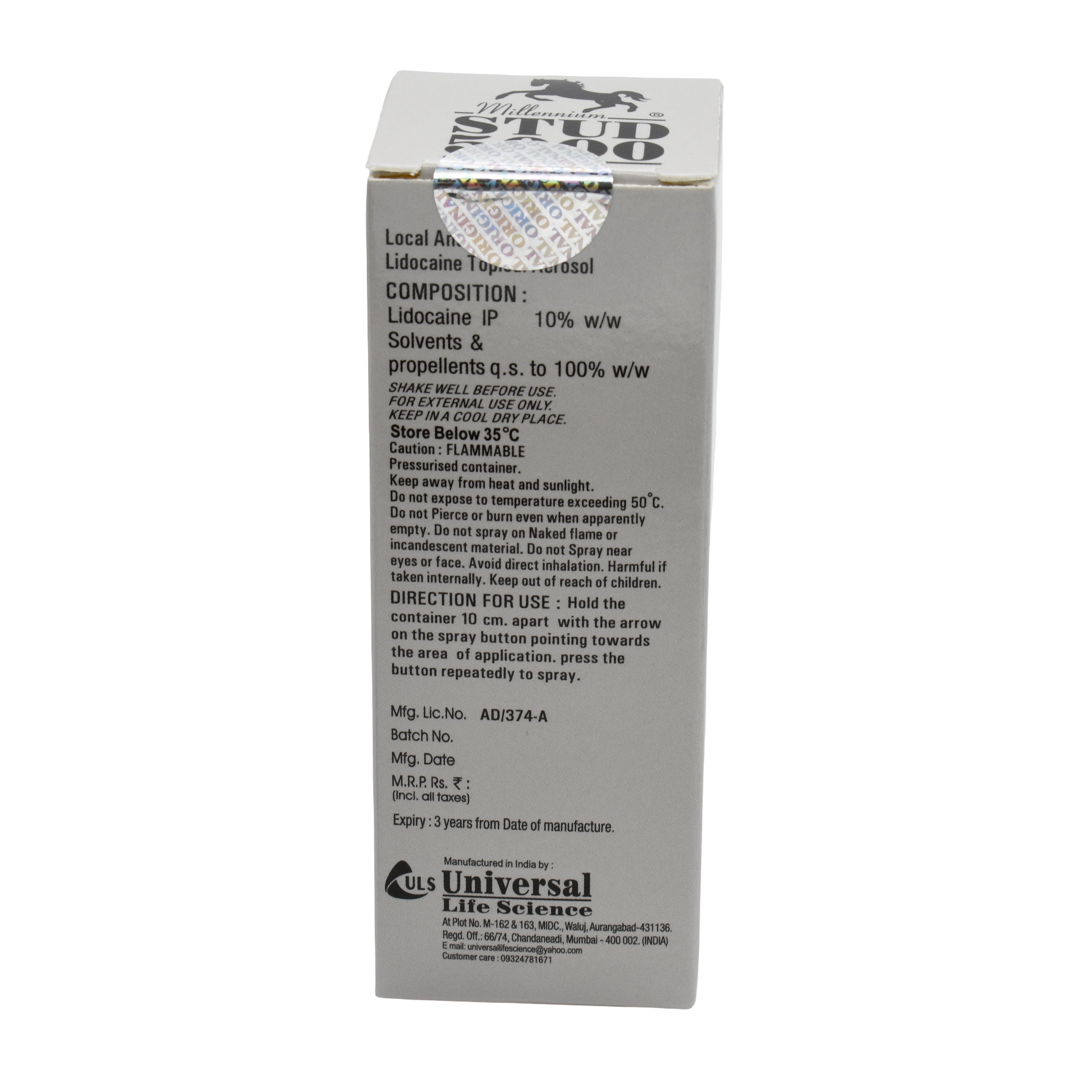 Stud5000 Numbing Spray 45ml/1.5 fl oz