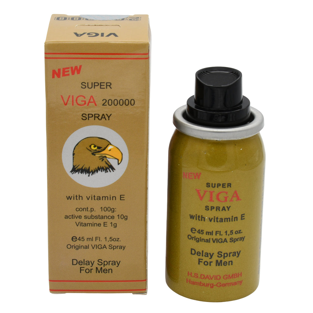 Viga20000 Delay Spray with Vitamin E 45ml/1.5 fl oz