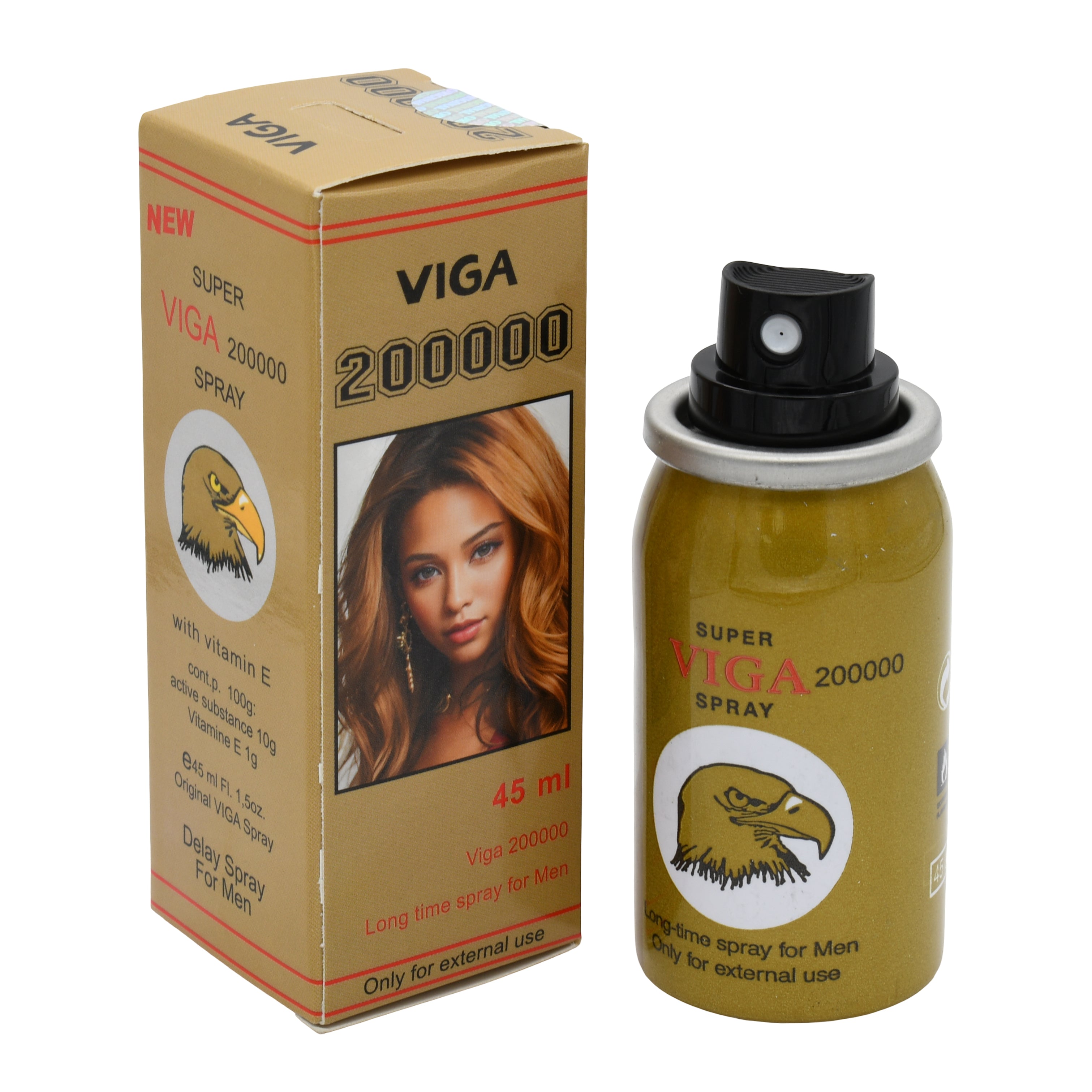 Viga20000 Delay Spray with Vitamin E 45ml/1.5 fl oz