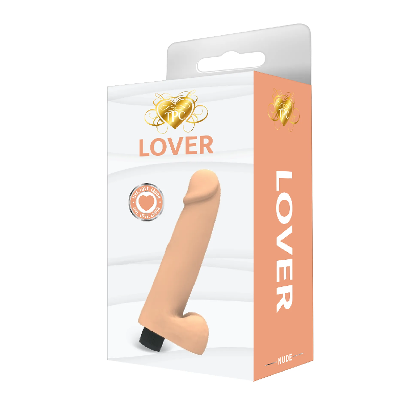 Lover Vibrating  Massager - Nude