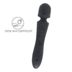 Fancy Warming Vibrating Wand - Black