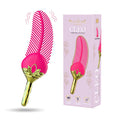 CLEO  Feather Ticker Pink