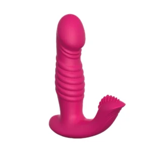 Ergonomic Black Silicone Vibrator – TPC Shop